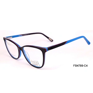 FB4789 hand polished optical glasses high fashion eyeglass acetate eyeglasses frame wholesale