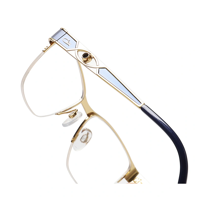 American fashion brand german half rim specs model optical eyeglasses frames