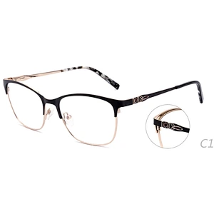 Female low MOQ metal optical frames eyeglasses ready stock