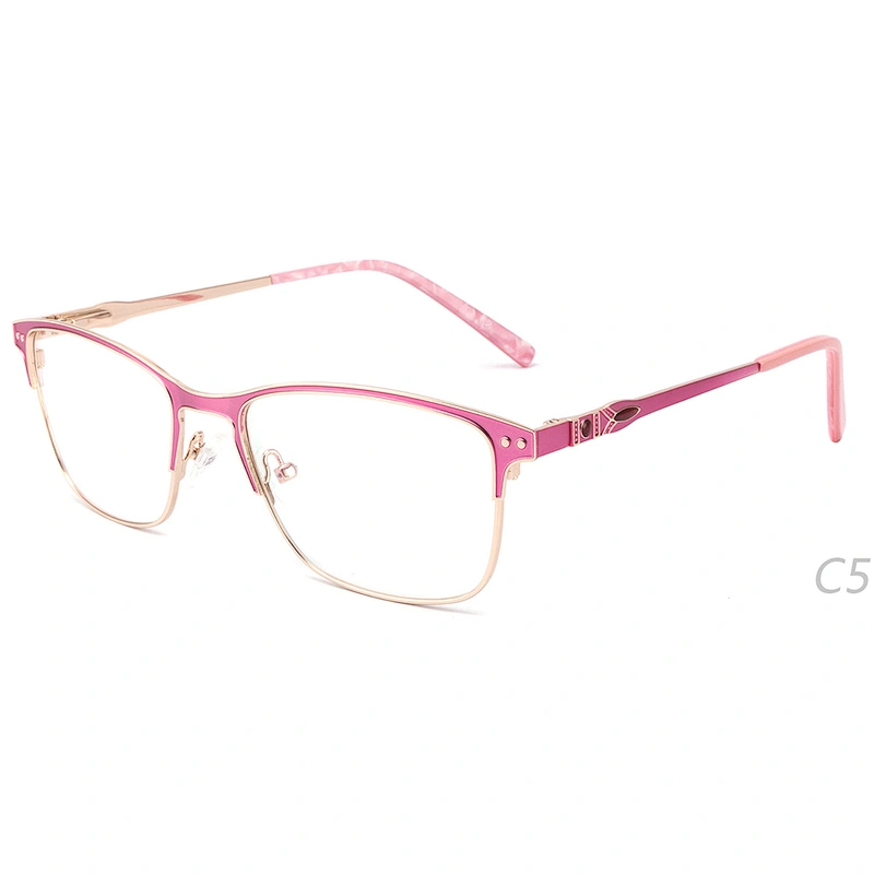 Manufacture new design fashion cheap metal optical eye glasses frames ready stock
