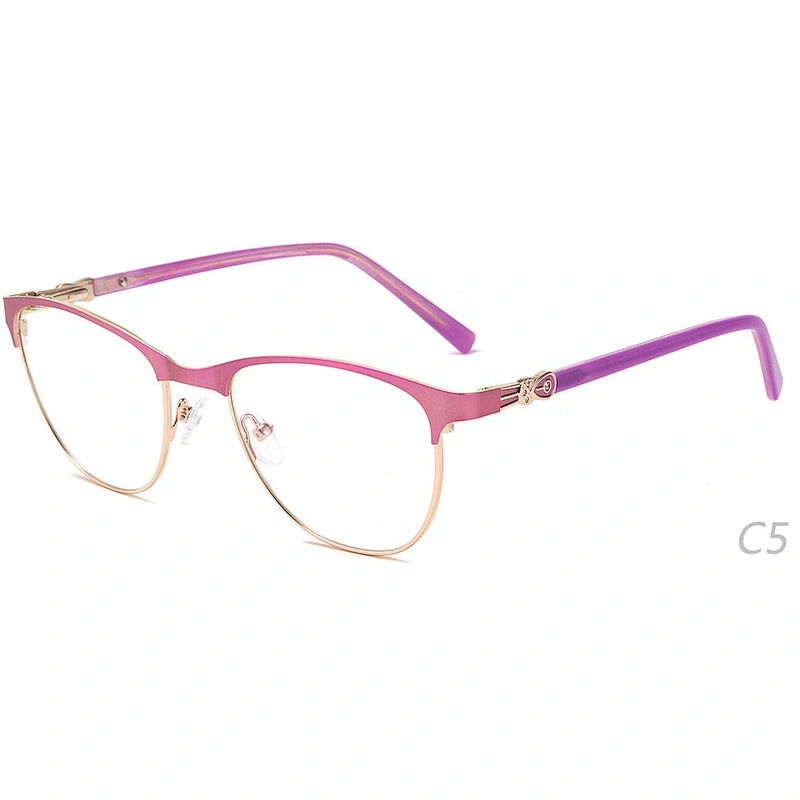 computer diamond eyeglasses stainless optical frames ready stock