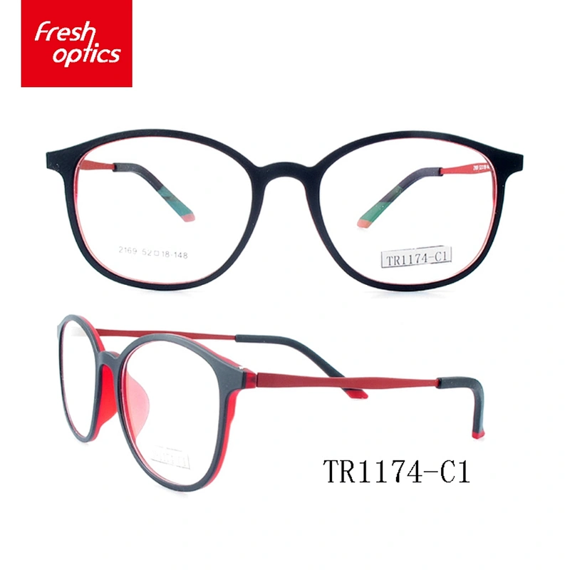 TR1174 Colorful French TR90 Eyeglass Frames,No Brand Eyewear Frames