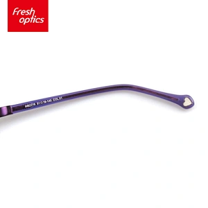 FB3883 Girl Fashion Eyewear Frames, Purple Optics Frames with Heart Shape Design