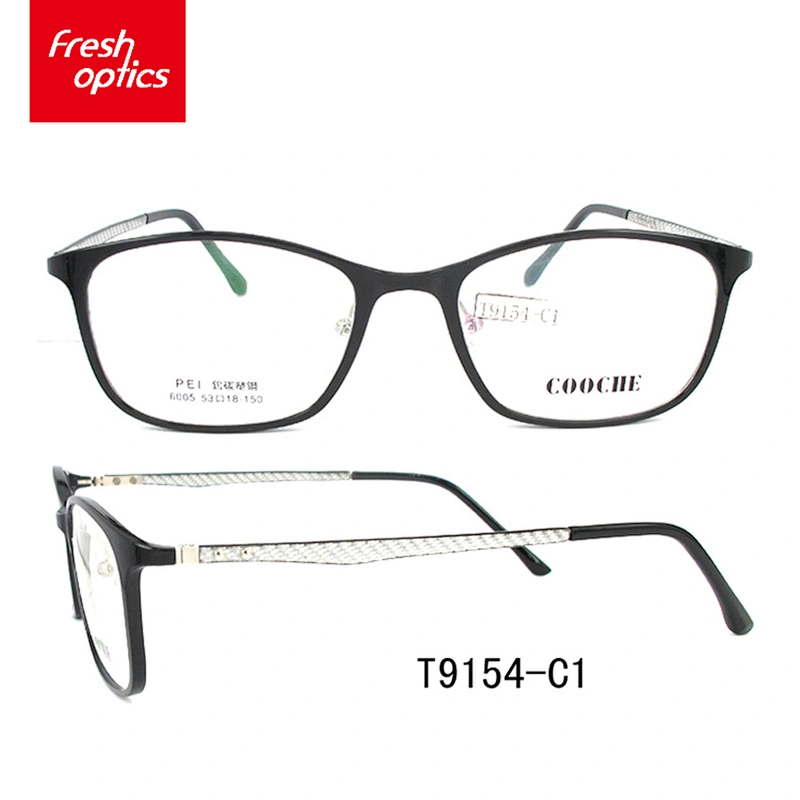 T9154 acetate frame opticals fashion tr90 eyeglasses frame for sale