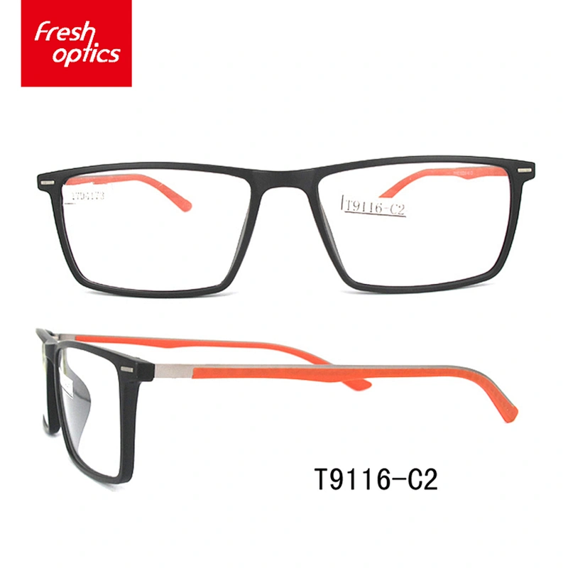 T9116 modern plastic frame glasses, men eyewear optical frame