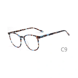 F1720 Latest style width temple acetate optical eyewear frame Ready goods
