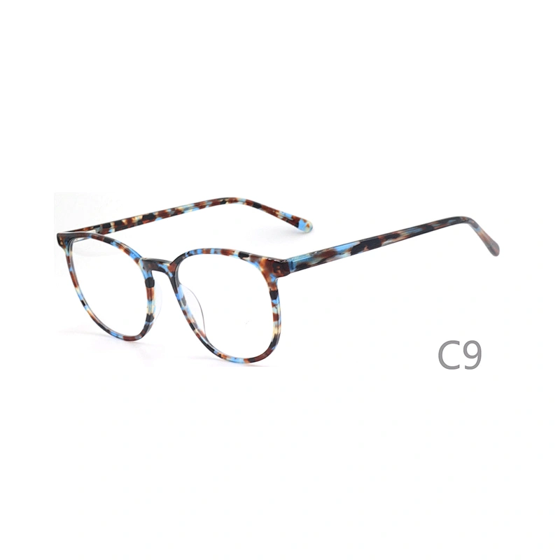 F1720 Latest style width temple acetate optical eyewear frame Ready goods