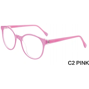 2020 China factory retro pink acetate optical eyeglasses for kids
