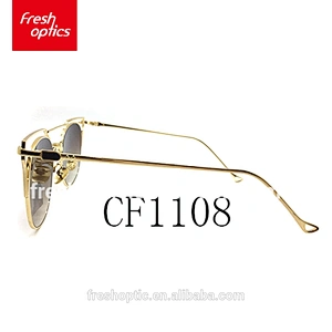 CF1108 Sunglasses round metal eyewear sunglass with logo