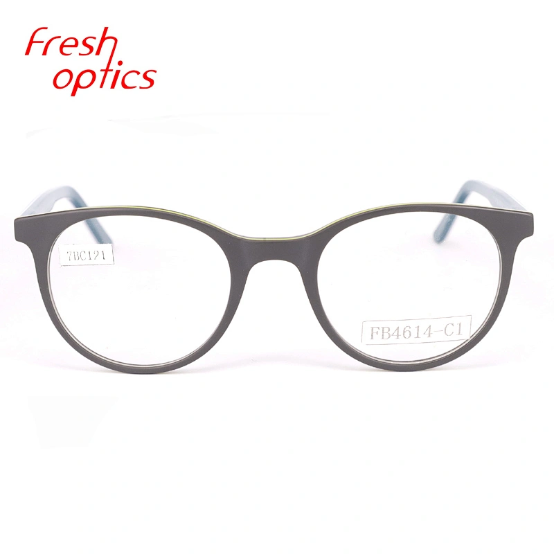 FB4614 Decorated glasses optical frame china eyewear manufacturer acetate material eyeglasses