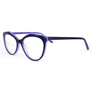 FB5391 Latest model spectacle frame italian eyewear brands new trend acetate eyewear