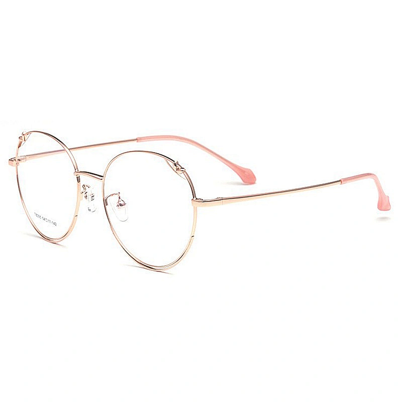 fashion hot sale stainless steel vintage optical eyeglasses for women