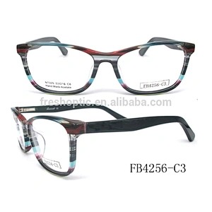 FB4256 hand polished optical glasses high fashion eyeglass acetate eyeglasses frame wholesale