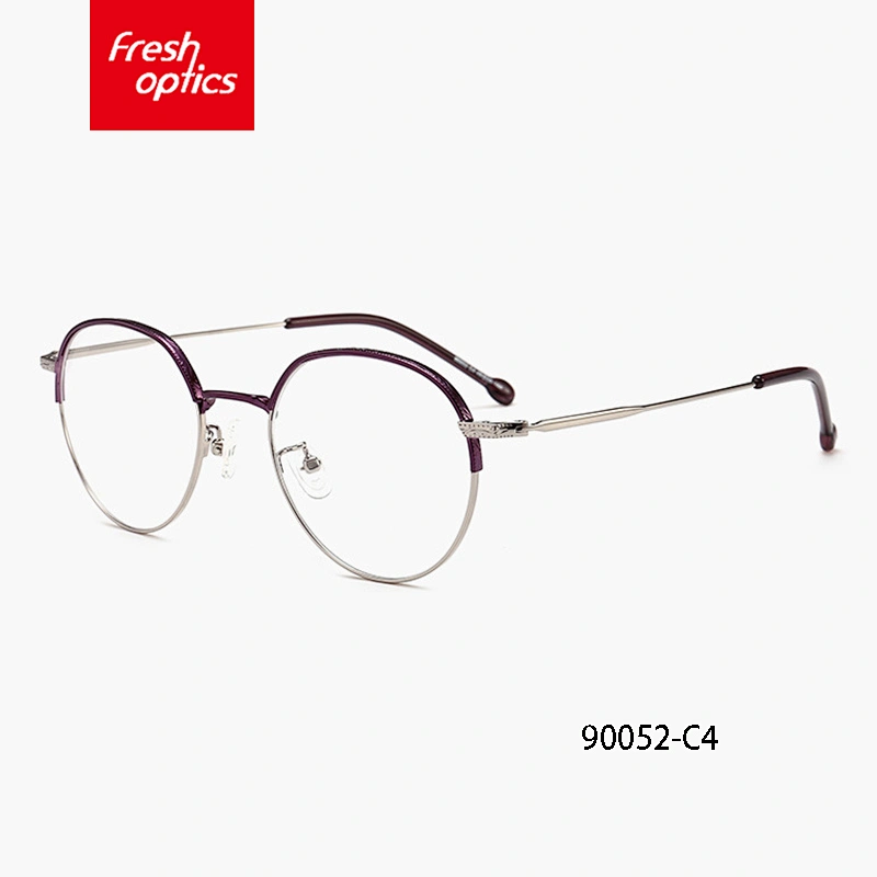 HH90052 Professional manufacture cheap gentleman eyeglasses frames round