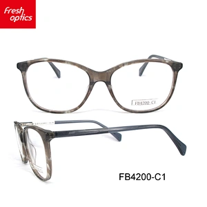 FB4200 custom promotional optical glasses acetate colorful plastic acetate reading glasses