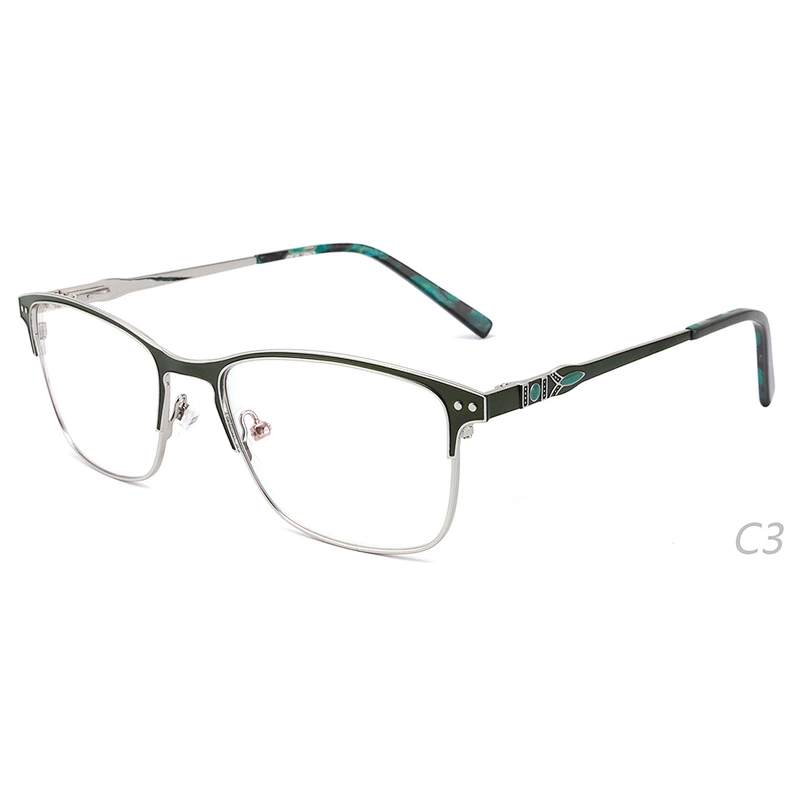 Manufacture new design fashion cheap metal optical eye glasses frames ready stock