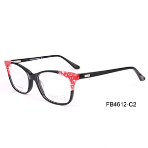 FB4612 High quality acetate optical frame full rim acetate material frame