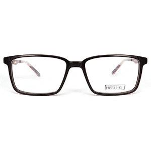 FB5542 Latest models of spectacles design special metal temple eyeglasses frame acetate frames