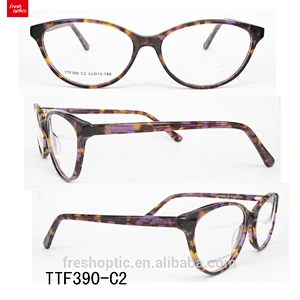 New arrival acetate material frame customer logo brand optical frame eyeglass