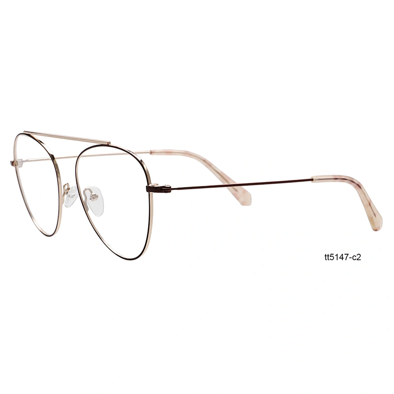 Latest top rated full circle eyeglasses metal optical frames for promotions