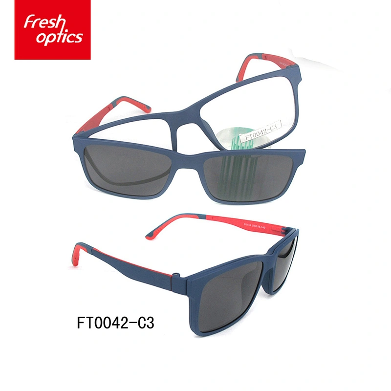 FT0042 Men Fashion Ultem Clip On Sunglasses