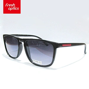New excellent quality colorful plastic magnet square sunglasses