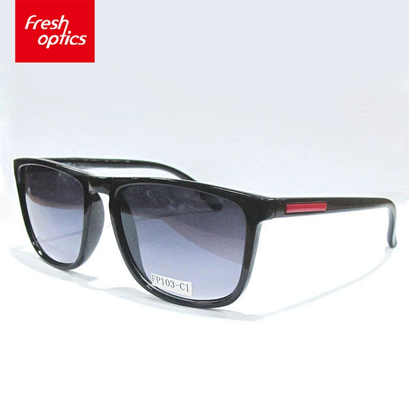 New excellent quality colorful plastic magnet square sunglasses