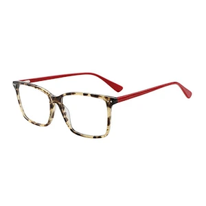 LG096 Acetate lamination stripe color fashionable euramerican optical frames women style Ready goods