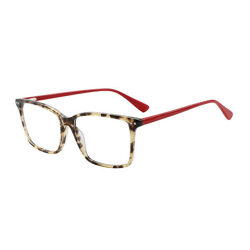 LG096 Acetate lamination stripe color fashionable euramerican optical frames women style Ready goods