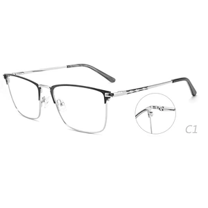 AM2005 Hot sale fashion metal stainless steel glasses optical frame eyeglasses Ready stocks