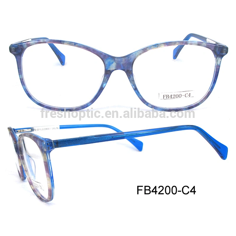 FB4200 custom promotional optical glasses acetate colorful plastic acetate reading glasses