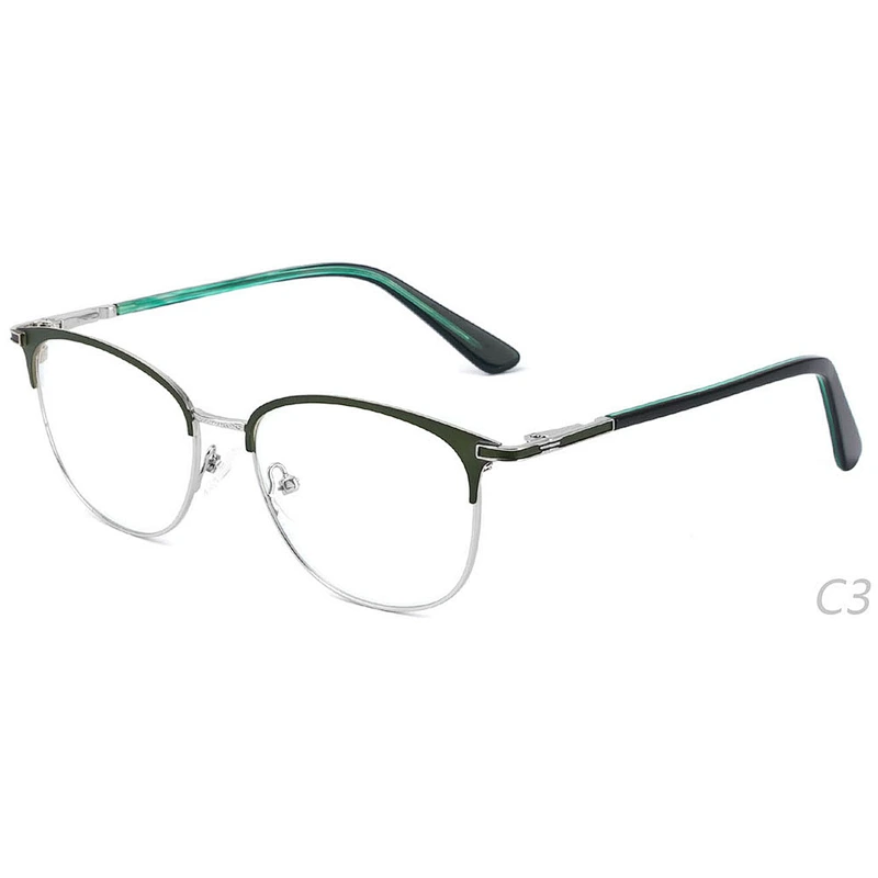 Latest new model round metal optical eyeglasses frames ready stock