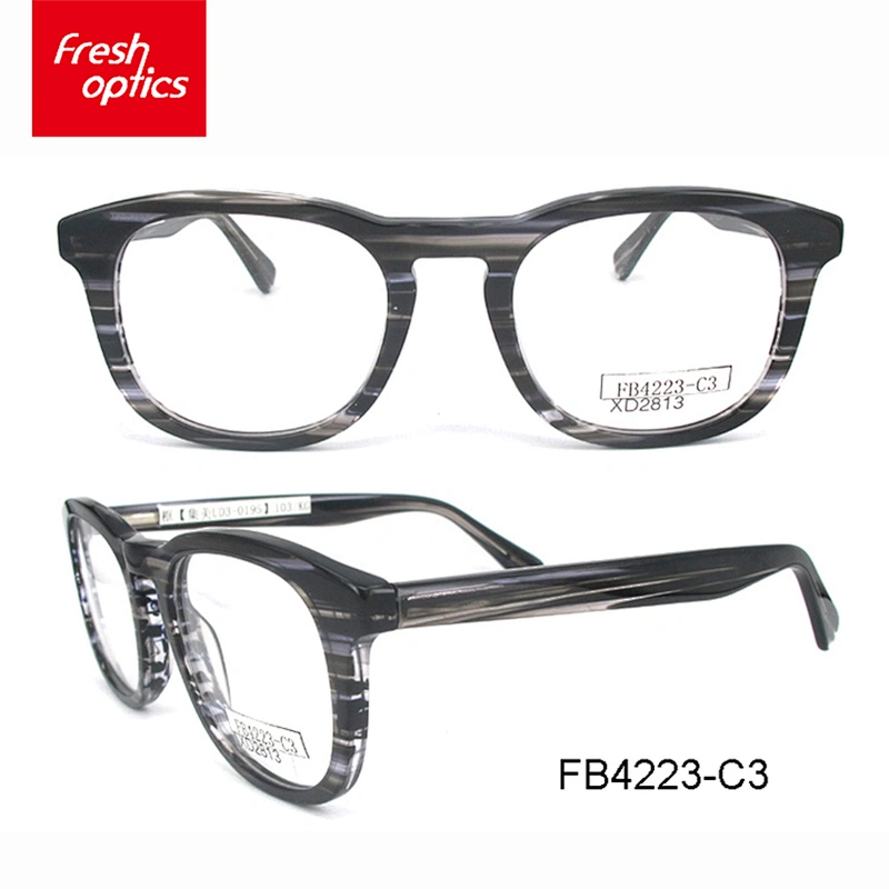 FB4223 New fashion FDA fashion plain acetate frames glasses
