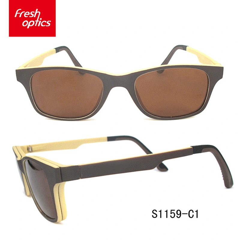 S1159 Hot selling reading sunglasses optical frames with clip on