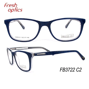 Factory produced acetate eyeglasses optical frame
