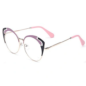 Colorful cat eye glasses metal designer CE optical eyeglasses frames for women