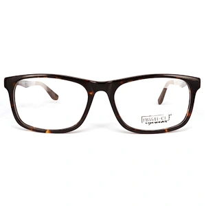 FB5541 Popular acetate nice optical for glasses metal temple brand acetate frames