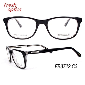 Factory produced acetate eyeglasses optical frame