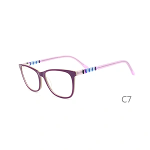 F1707 Eye glasses optical frame manufacturer acetate eyewear China wholesale Ready stocks
