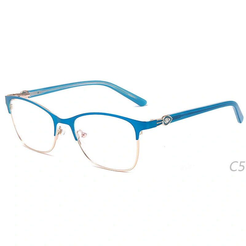 ready stock fashion pink metal optical frames eyeglasses