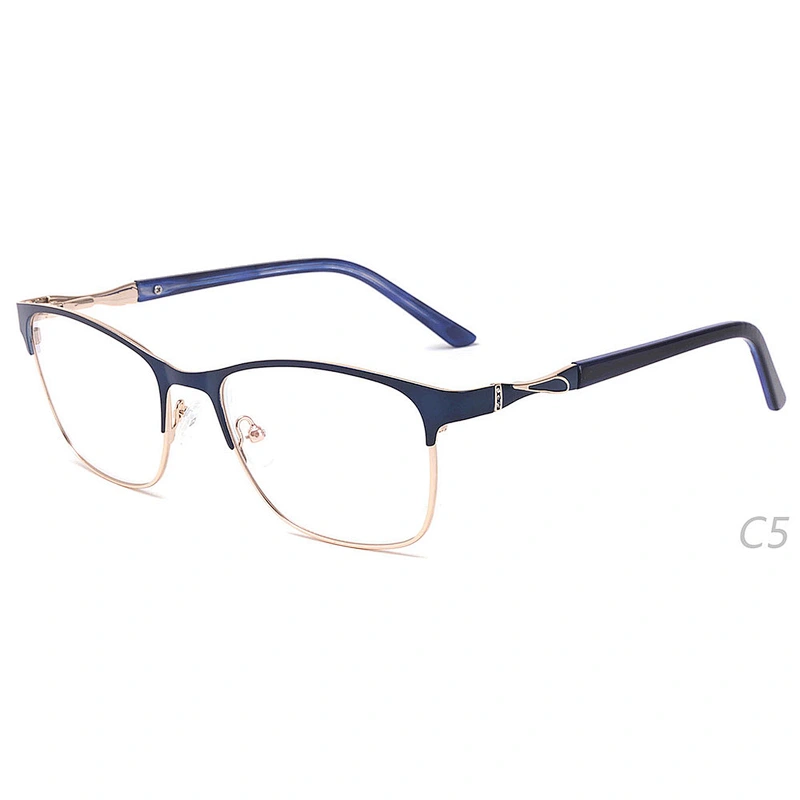 customized logo ready stock metal optical frames eyeglasses