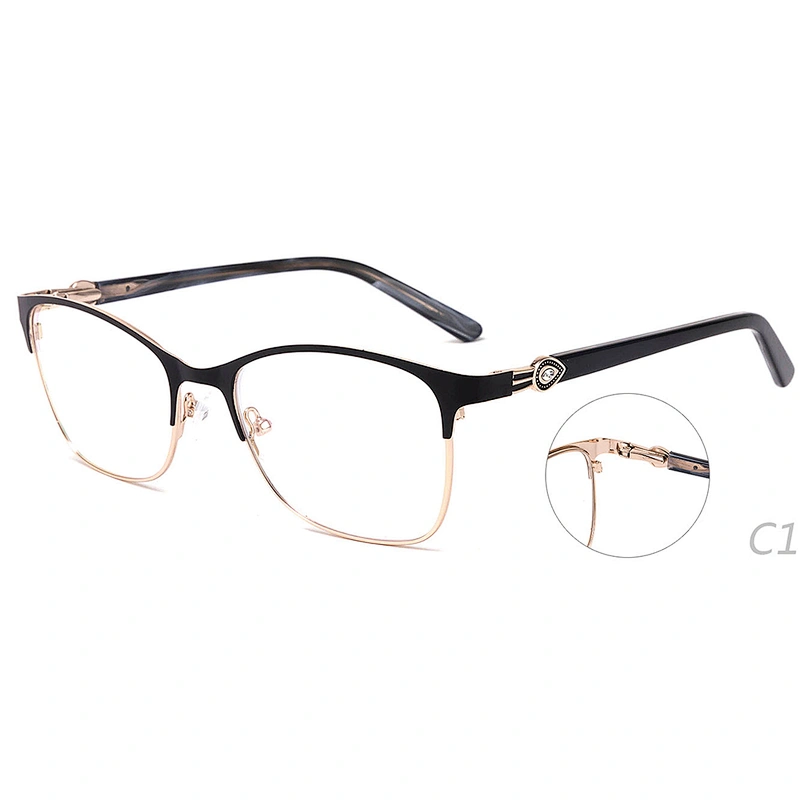 ready stock fashion pink metal optical frames eyeglasses