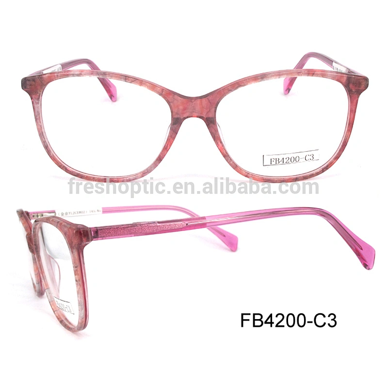 FB4200 custom promotional optical glasses acetate colorful plastic acetate reading glasses