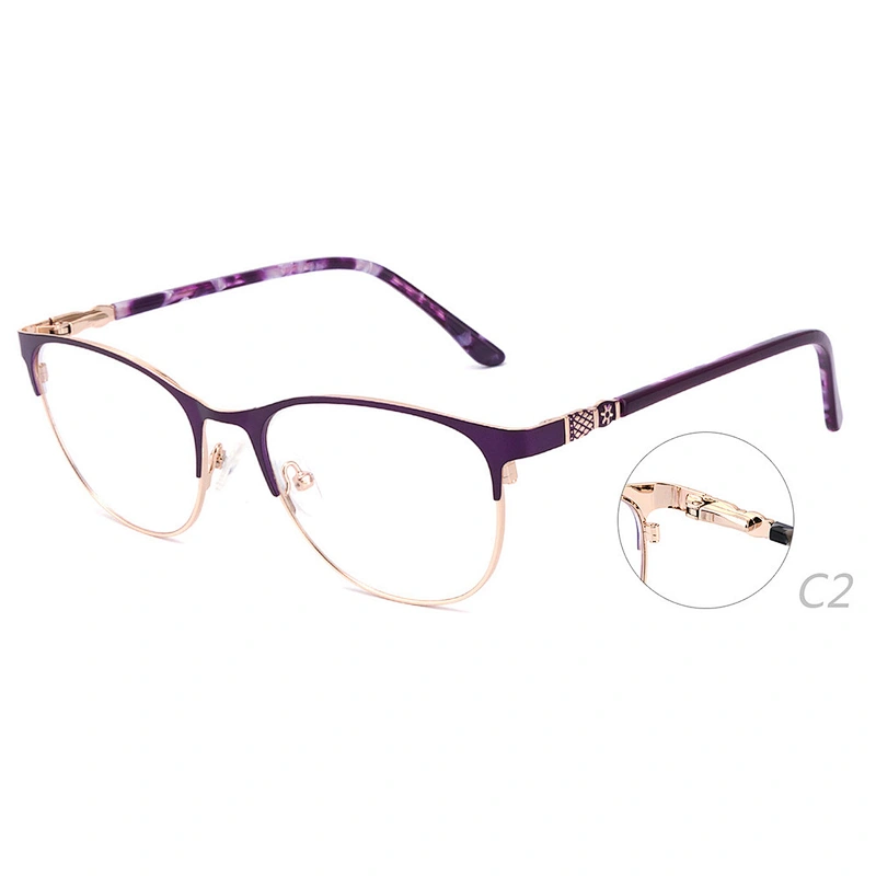 Best selling fashion ready stock metal optical eyeglasses frames