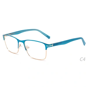 spectacles square metal optical frames glasses ready stock
