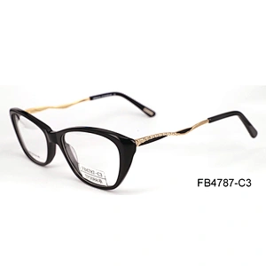 FB4787 New model optical frame vision correct glasses acetate frame optics