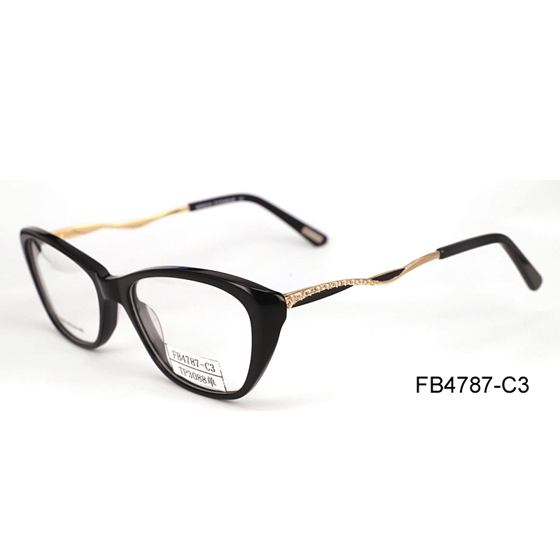 FB4787 New model optical frame vision correct glasses acetate frame optics