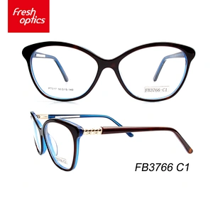 FB3766 LOGO Sunglasses,Ideal Optics Frames,Acetate Colorful Sunglasses