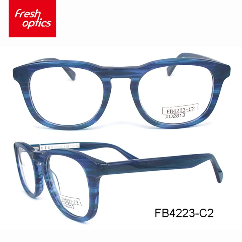 FB4223 New fashion FDA fashion plain acetate frames glasses