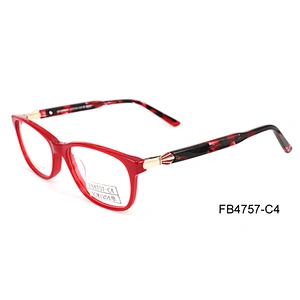 FB4757 Acetate frame optical eyeglass stocks low price eyewear ready goods